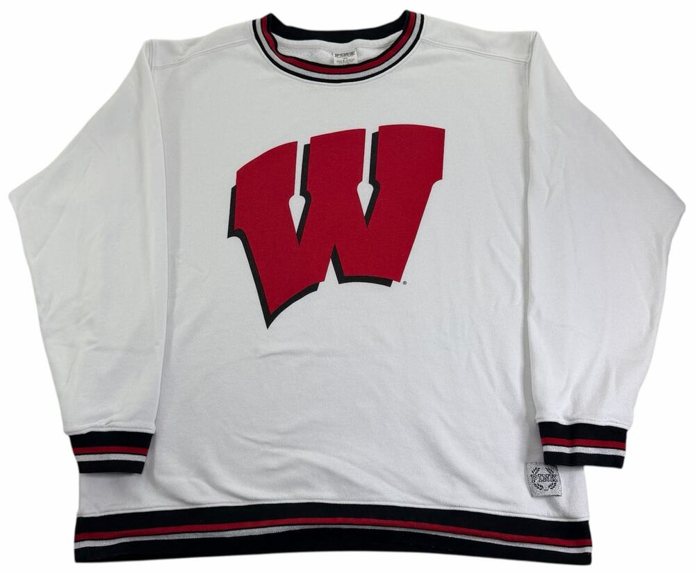 y2k Pink Victorias Secret Wisconsin Badgers Pullover Women's Large Sweatshirt